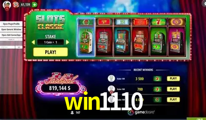 Descubra o Mundo do Cassino Online com win1110